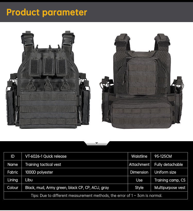 Outdoor Quick Dismantling Tactical Vest Tactical Vest