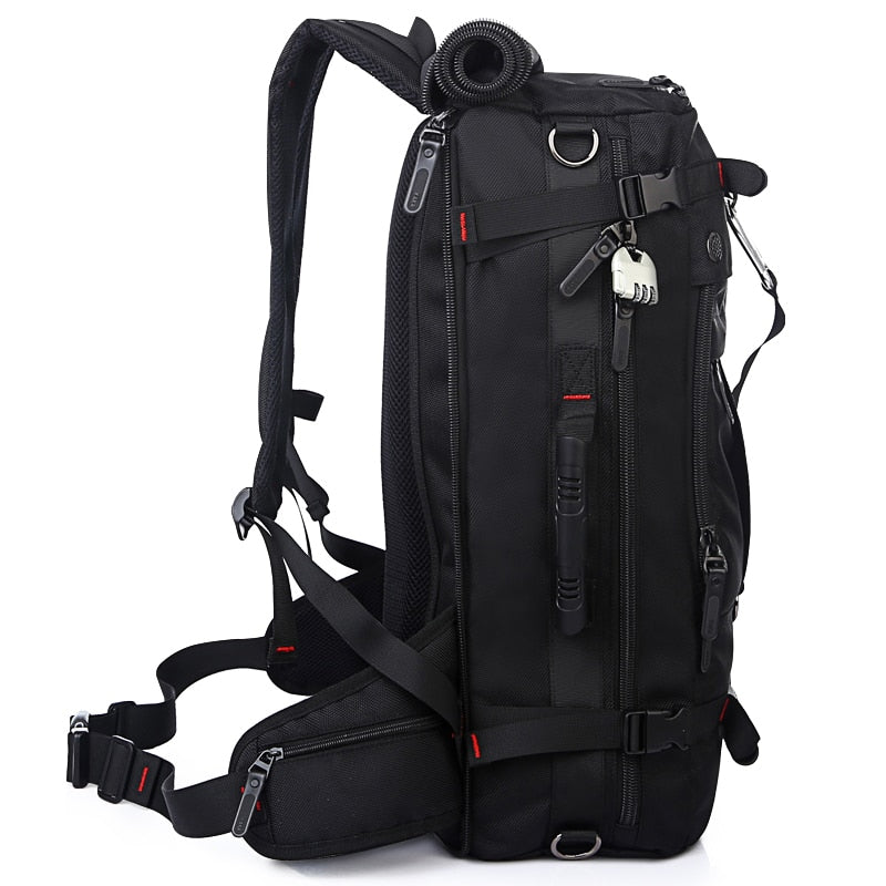 Xion PickA: Men's Backpack Travel Bag - Large Capacity Multi-Functional and Waterproof
