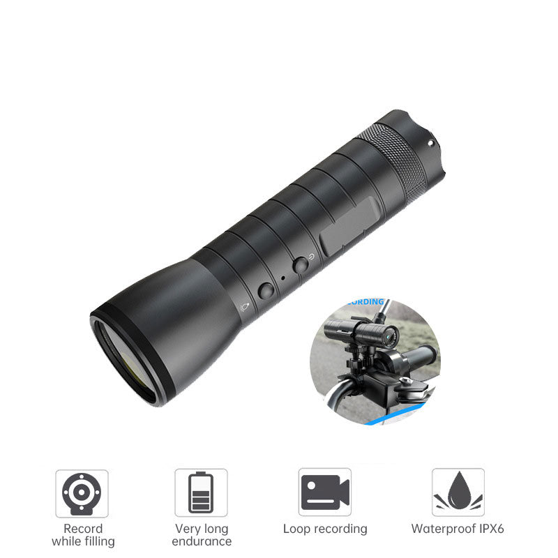Outdoor HD Video Flashlight Camera