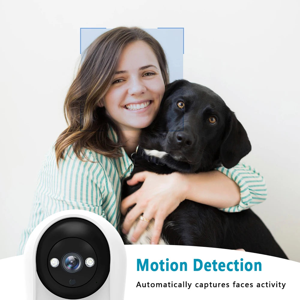 3MP PTZ Wifi Camera Video Call with 2.8 Inch Screen