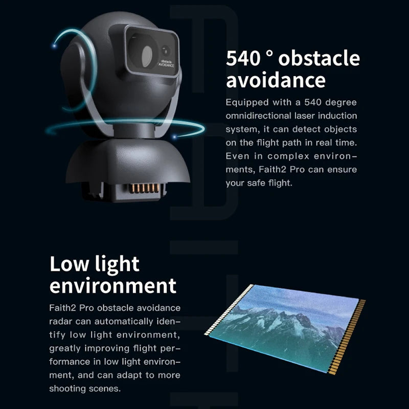 C-FLY Faith2 Pro Drone 4K Professional 3-Axis Gimbal 5G Wifi GPS FPV