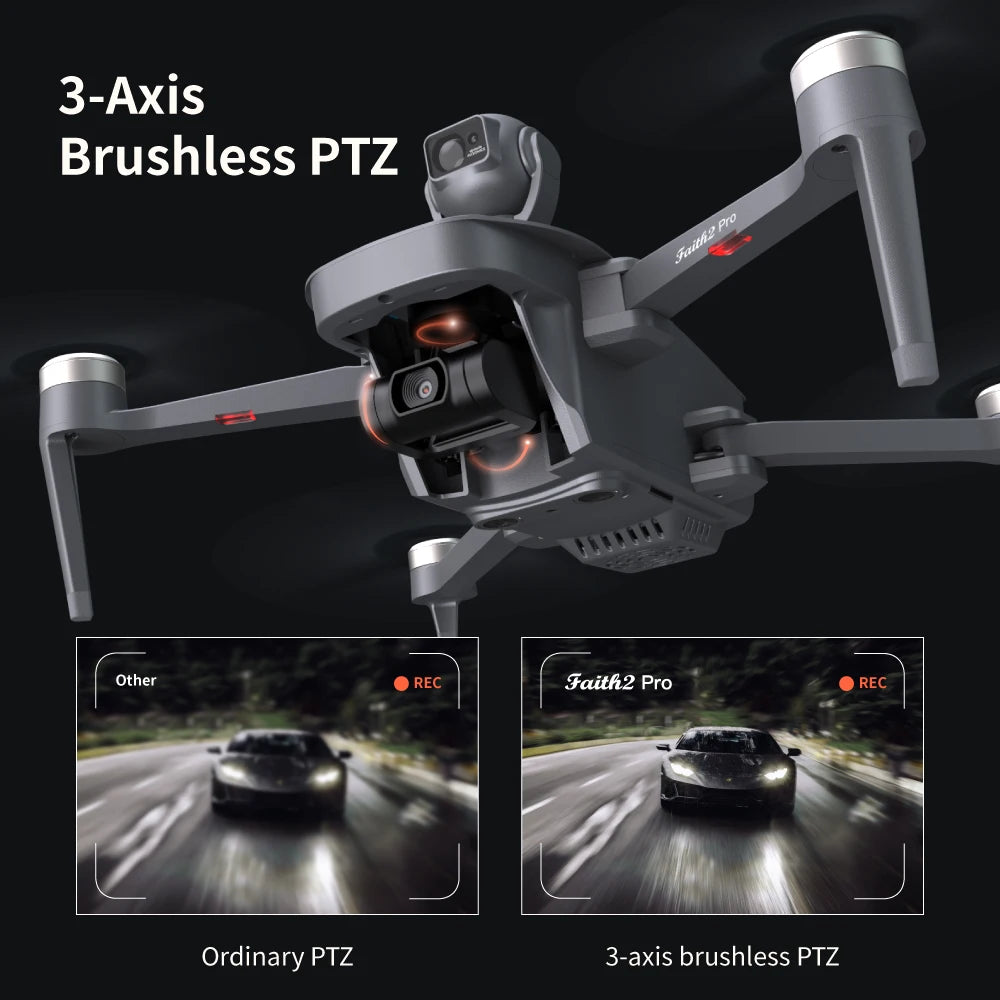 C-FLY Faith2 Pro Drone 4K Professional 3-Axis Gimbal 5G Wifi GPS FPV