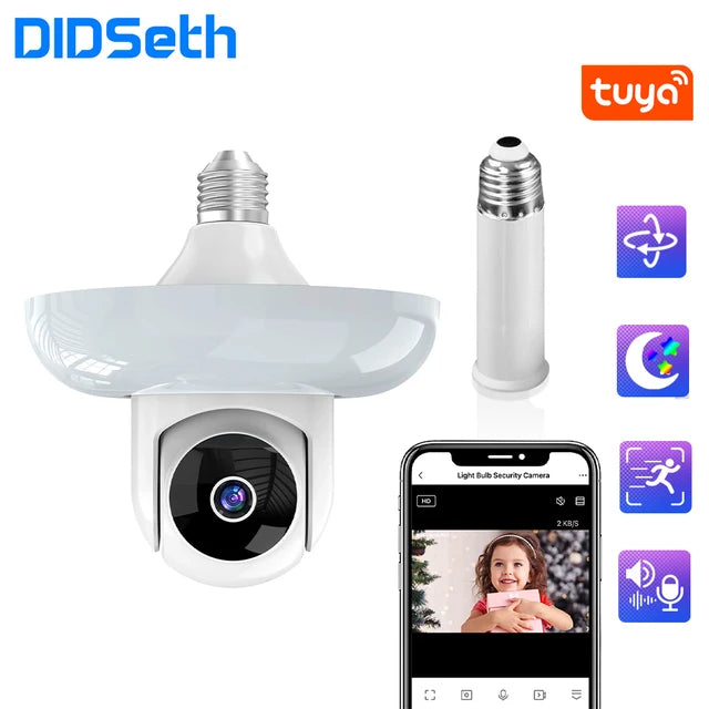 5MP Light Camera WIFI CCTV Security IP Camera Ai Humanoid Filter Push Color Night Vision Surveillance