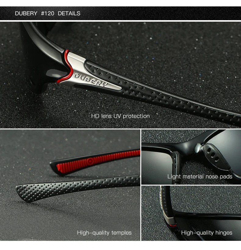 "DUBERY Oculos 120: Luxury Polarised Vision Sunglasses for the Discerning Driver"