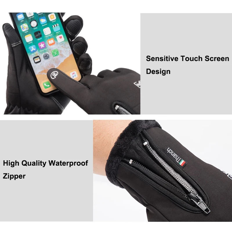 "ArcticShield Pro: Ultimate Waterproof & Cold-Proof Ski Gloves for Winter Warriors"