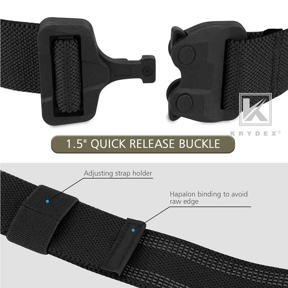 "Secure Your Gear: KRYDEX 1.5" Tactical Leg Strap for Optimal Performance"