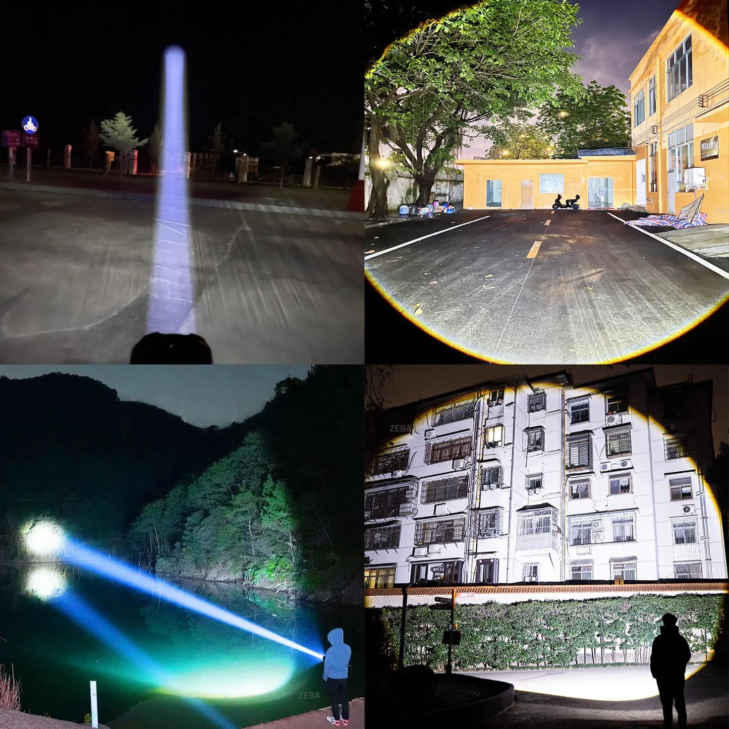 20000000LM Most Powerful LED Flashlight Rechargeable Type-c Flashlight Long Range 2000M