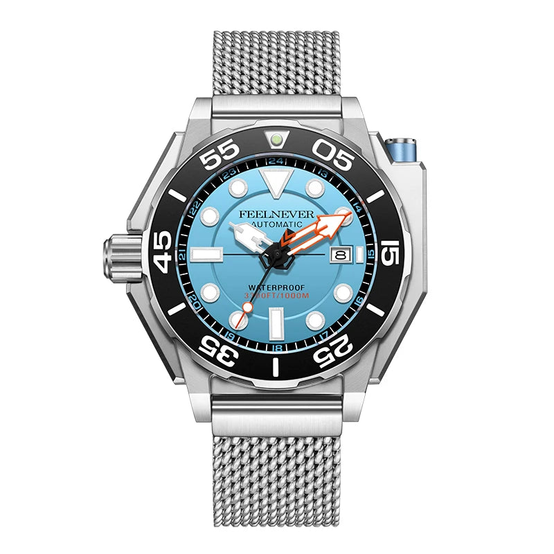 FeelNever New Top brand Men Luxury Watch 1000m