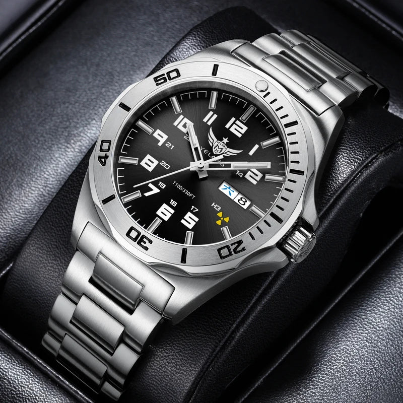 V1019 Brand 44MM Men Watch NH36 100M PROFESSIONAL Deep Diving Automatic Watch Sapphire Lens