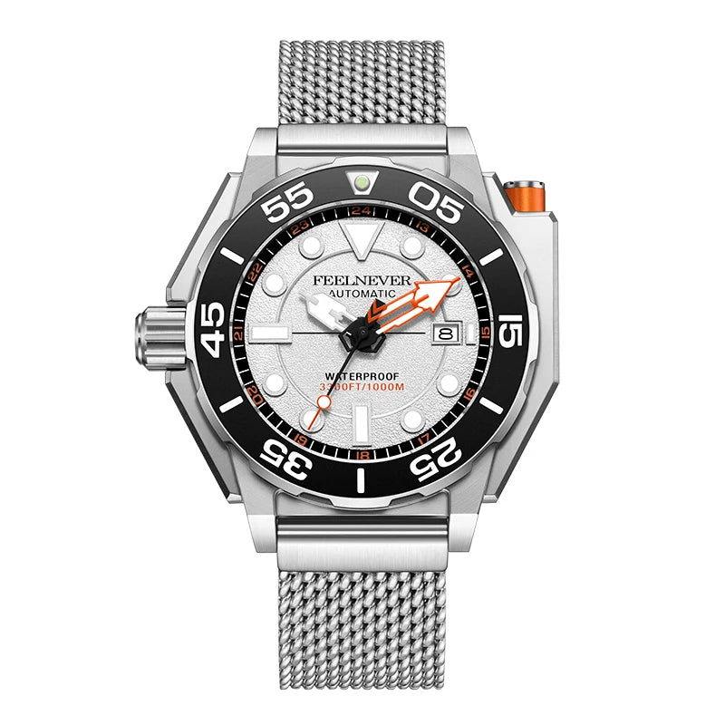 FeelNever New Top brand Men Luxury Watch 1000m