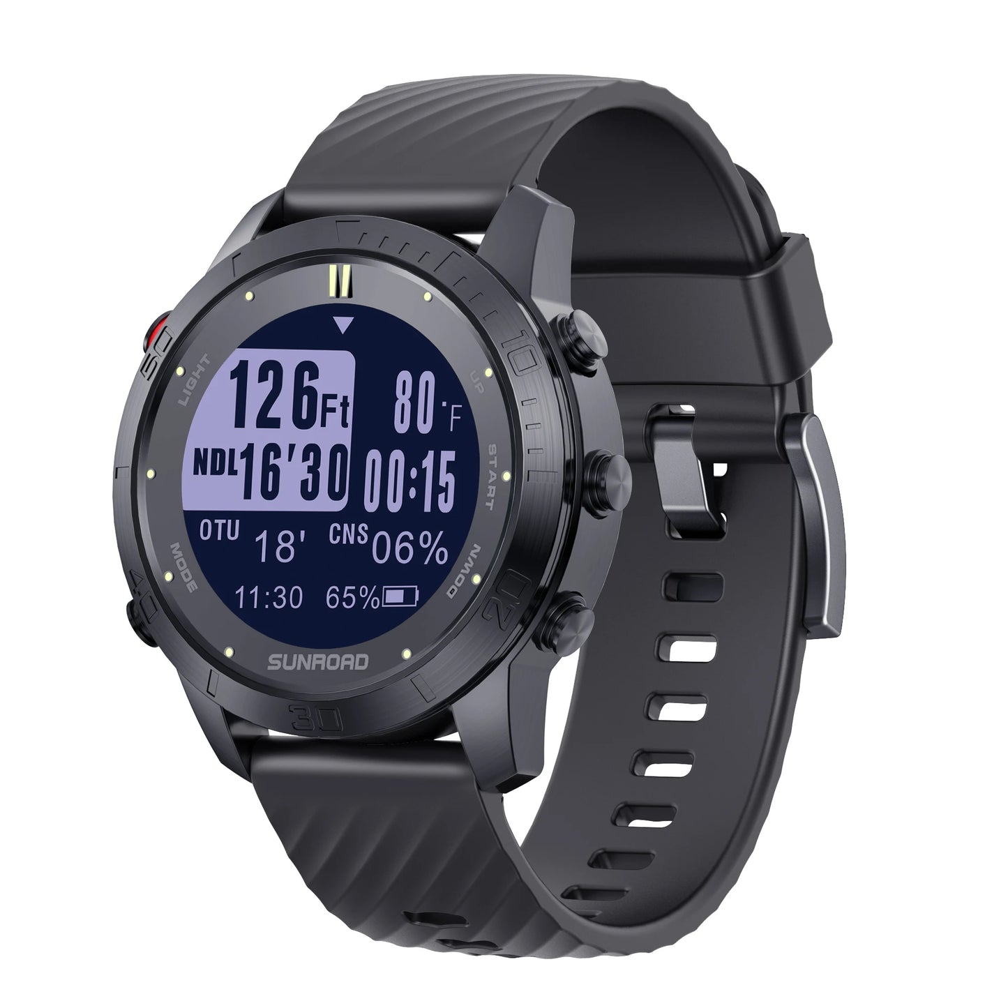 Sunroad D3 Professional Diving Computer Watch Free Scuba 100m Dive Depth