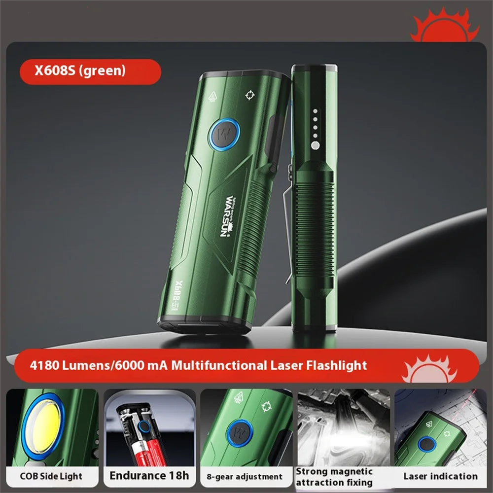Warsun X608S Multi-functional Outdoor Ultra Bright Emergency Flashlight