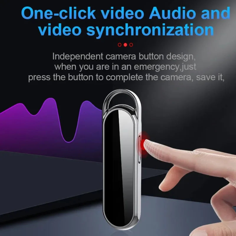 256GB Mini Digtal Recorder Camera Oculta Wide View Angle 1080P Small Nacklace Audio Video Voice DV Dictaphone 4-128GB Micro Cam