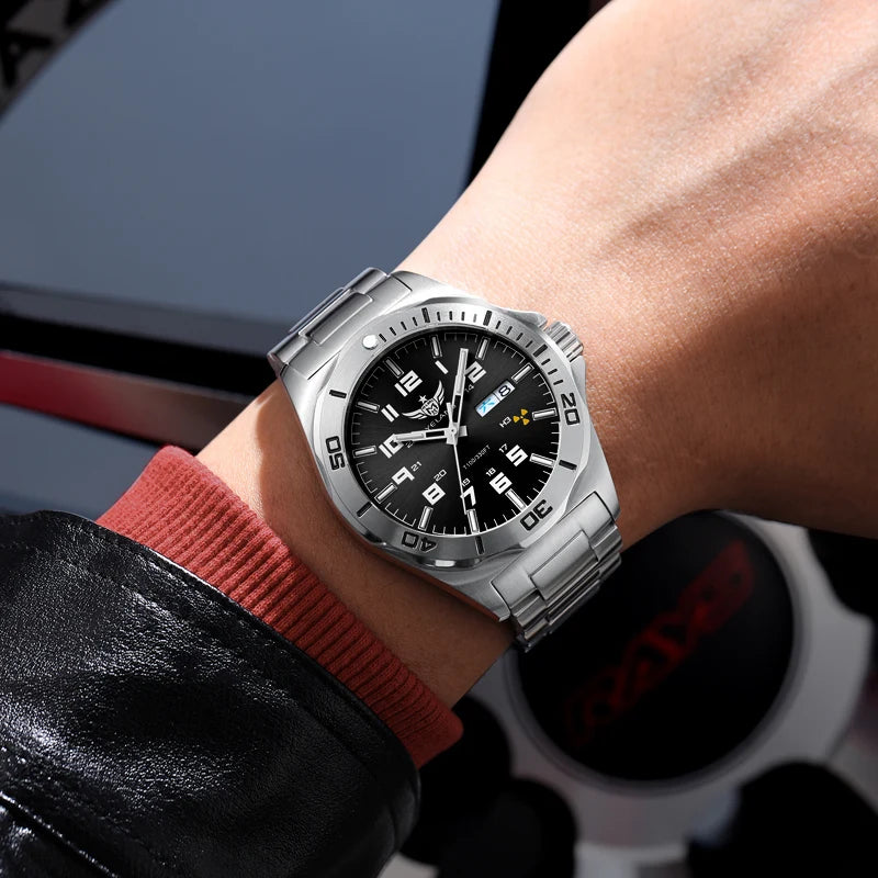 V1019 Brand 44MM Men Watch NH36 100M PROFESSIONAL Deep Diving Automatic Watch Sapphire Lens