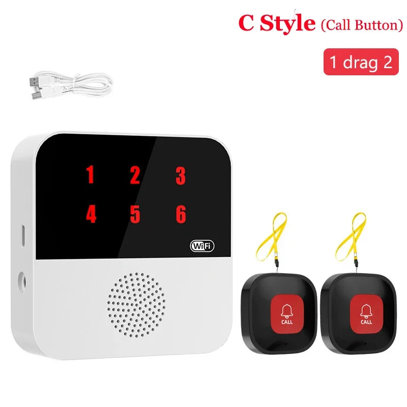 Tuya Smart WiFi Elderly Caregiver Pager SOS Call Button