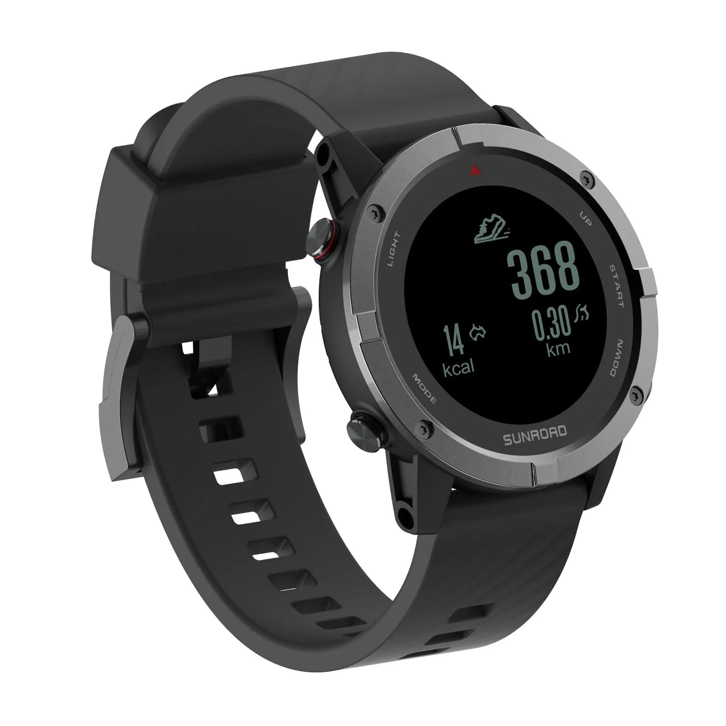SUNROAD New Men Digital Watch GPS Tracker Outdoor Sports Watch Fitness Tracker Wristwatch Waterproof Hombre Clock