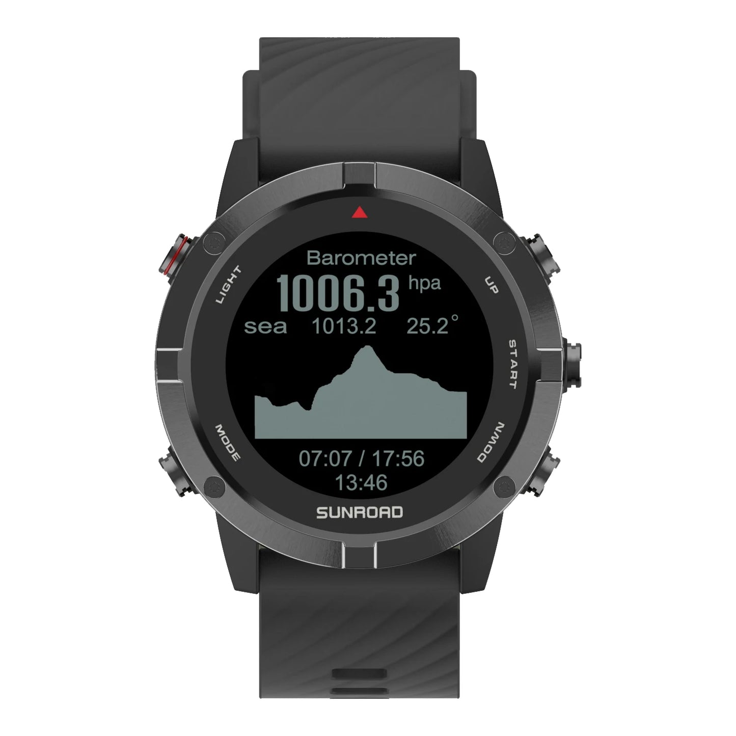 SUNROAD New Men Digital Watch GPS Tracker Outdoor Sports Watch Fitness Tracker Wristwatch Waterproof Hombre Clock
