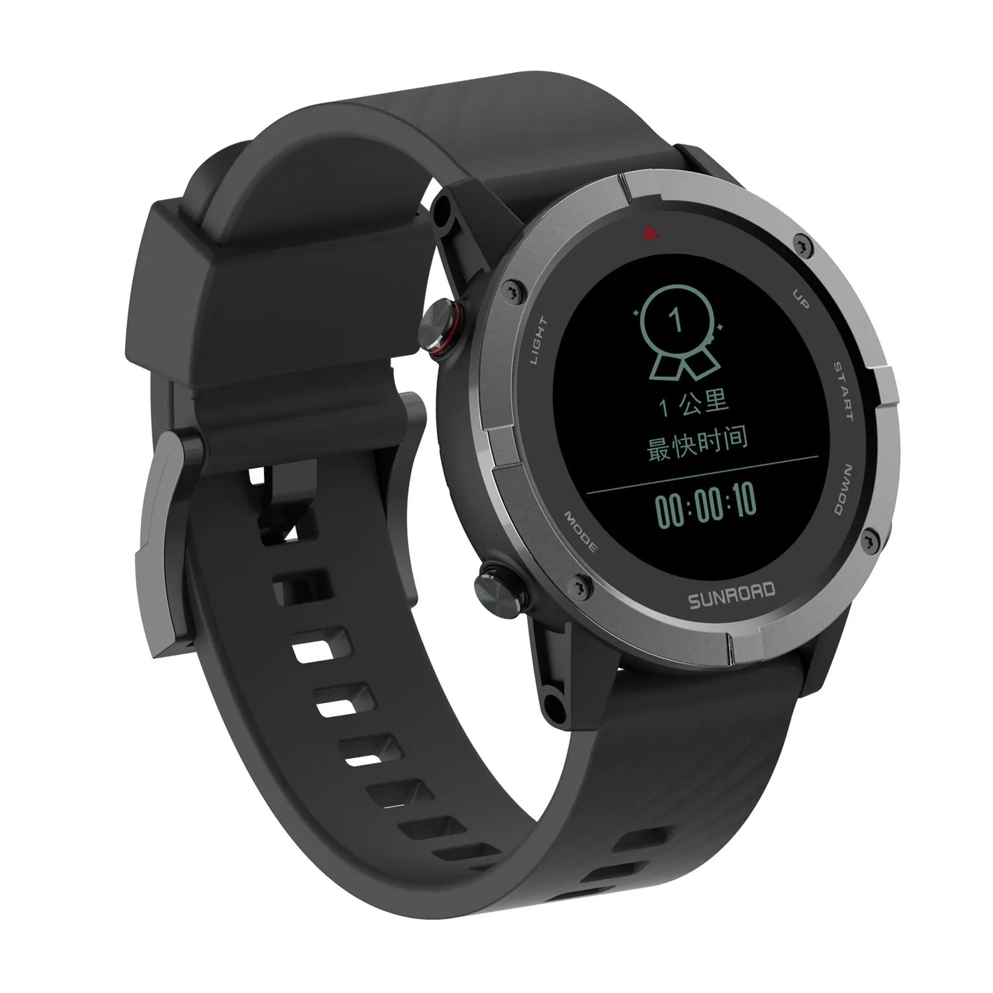 SUNROAD New Men Digital Watch GPS Tracker Outdoor Sports Watch Fitness Tracker Wristwatch Waterproof Hombre Clock