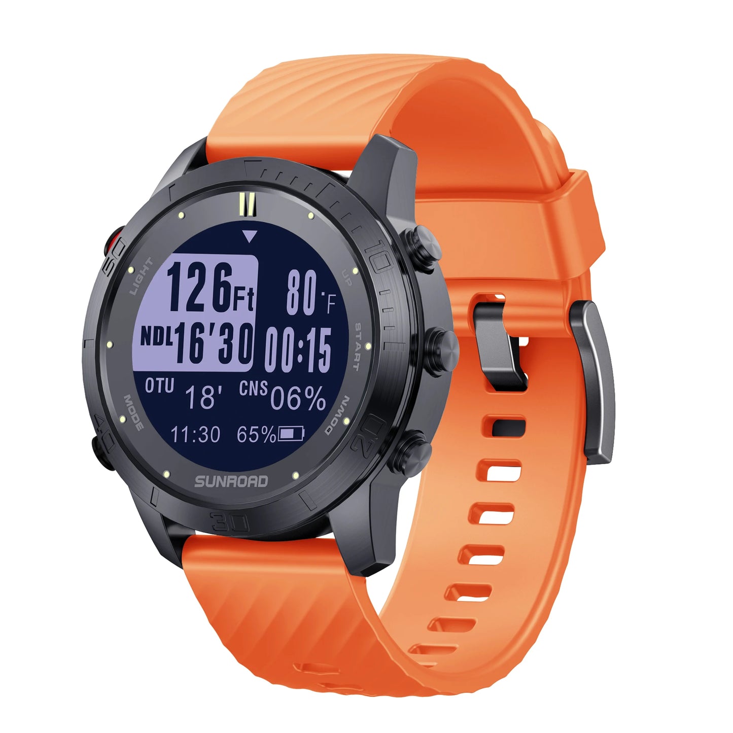 Sunroad D3 Professional Diving Computer Watch Free Scuba 100m Dive Depth