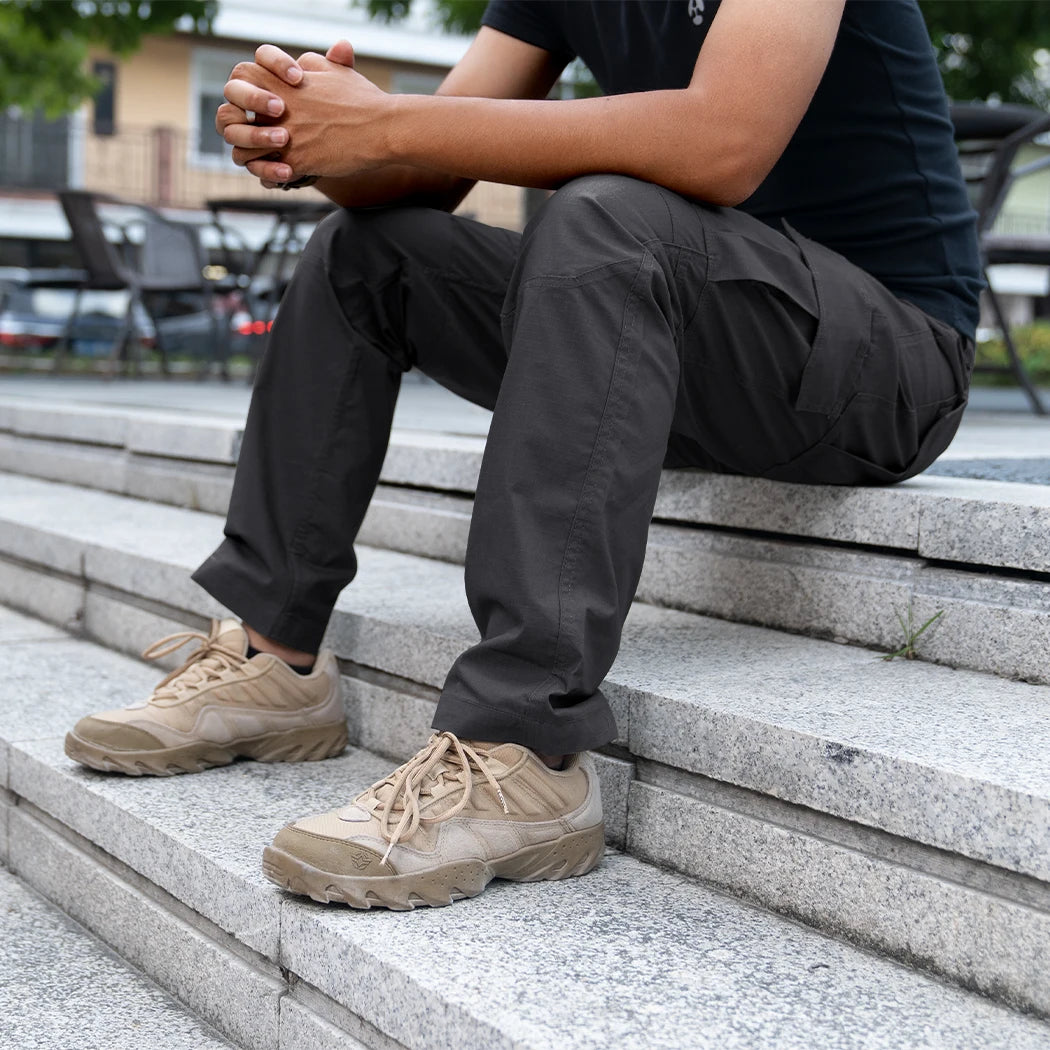 IDOGEAR BSR Men's Flex Tactical Pant Lightweight Stretch Work Cargo Pants EDC Casual Trouser Outdoor Sport Hiking Pant 3213