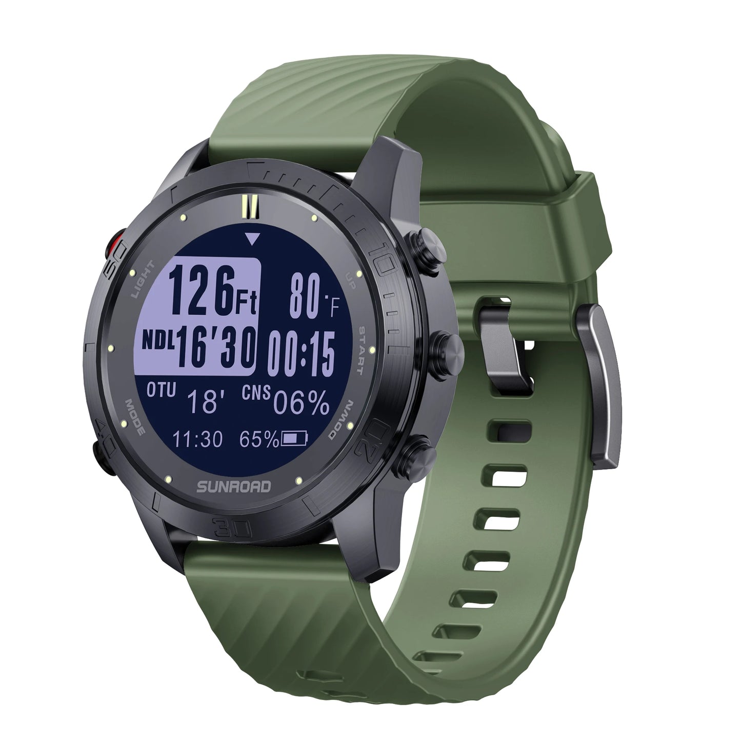 Sunroad D3 Professional Diving Computer Watch Free Scuba 100m Dive Depth