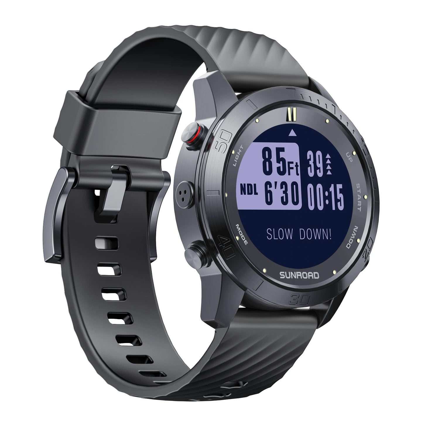 Sunroad D3 Professional Diving Computer Watch Free Scuba 100m Dive Depth