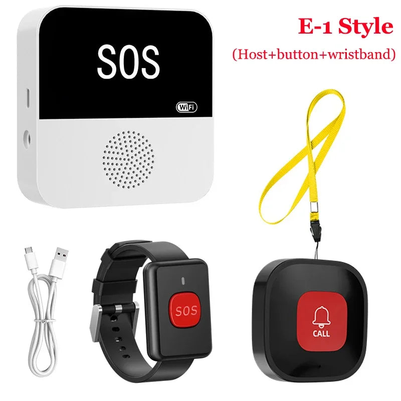 Tuya Smart WiFi Elderly Caregiver Pager SOS Call Button