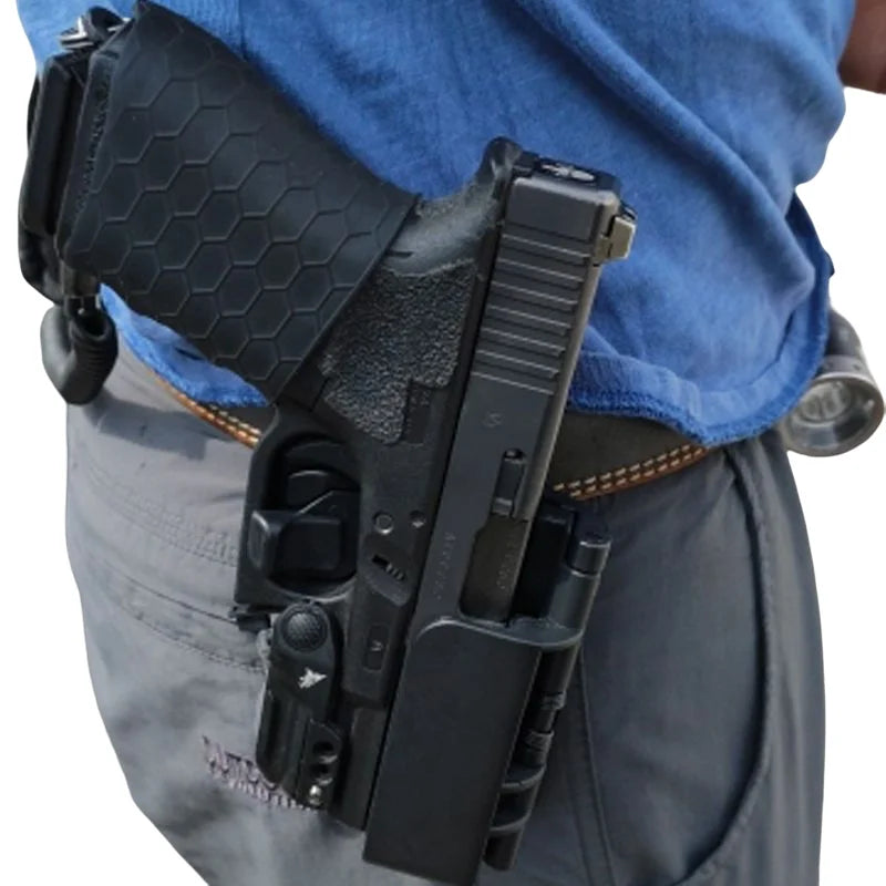 Tactical IPSC Left Right Hand Level 3 Carry Quick OWB Waist Belt Holster for Glock 17 19 22 34
