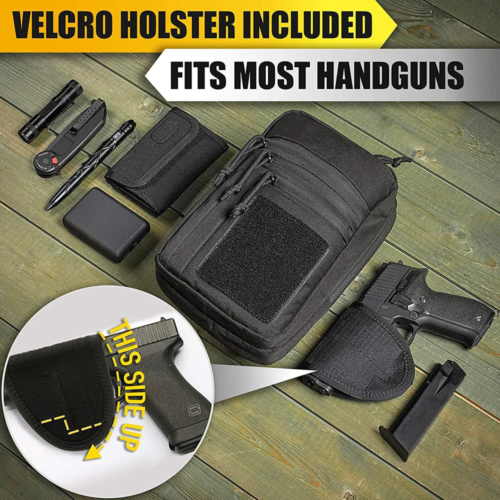 Tactical Pistol Gun Cross-body Shoulder Bag