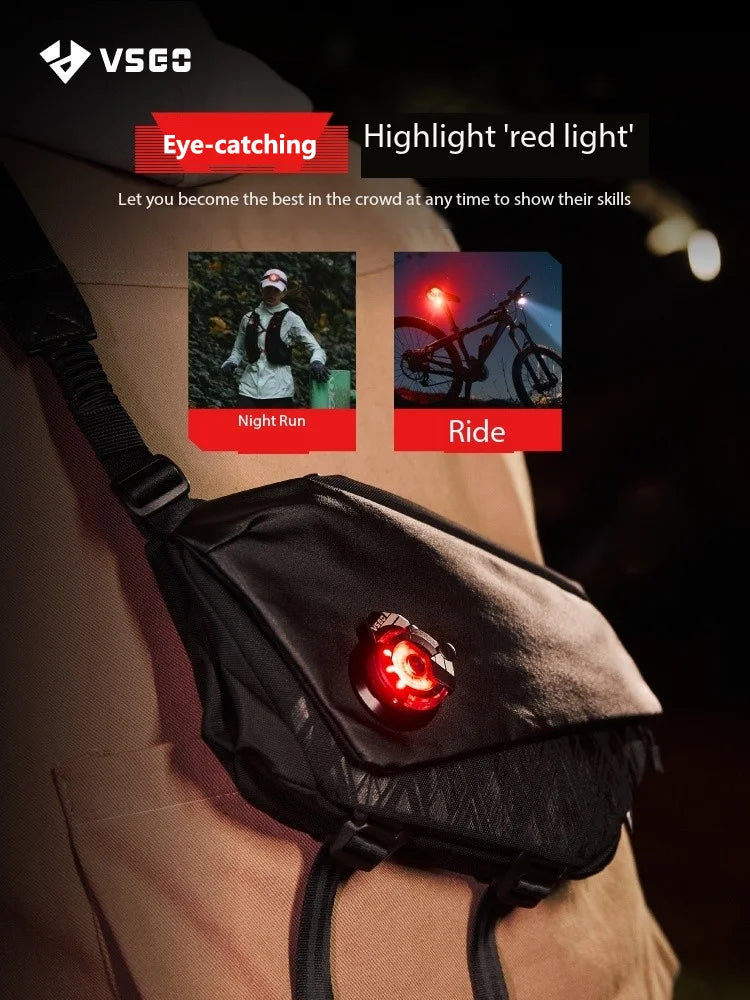 VSGO Black Sniper EDC Light Magnetic Flashlight