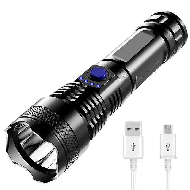 100000 Lumens Super Bright Long Range LED Flashlight