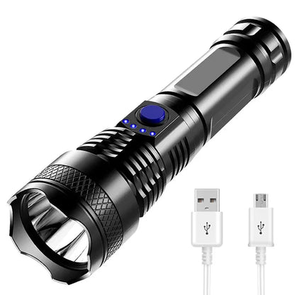 100000 Lumens Super Bright Long Range LED Flashlight