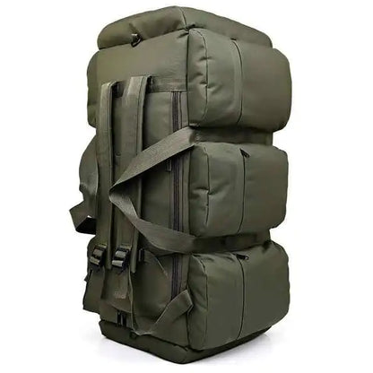 "ExpeditionMax 100L: The Ultimate Army Backpack for Outdoor Adventures and Travel"