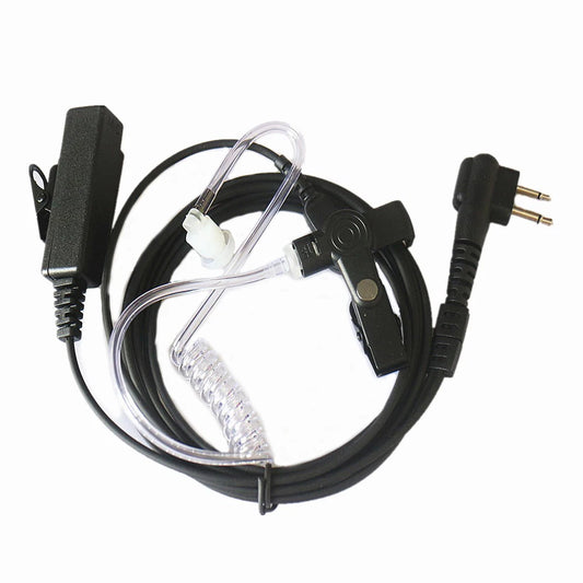 10pcs 2 Pin Wire Surveillance Earpiece Headset Air Tube Acoustic Mic PTT For Motorola Two Way Radio Walkie Talkie Accessories