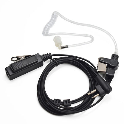 10pcs 2 Pin Wire Surveillance Earpiece Headset Air Tube Acoustic Mic PTT For Motorola Two Way Radio Walkie Talkie Accessories