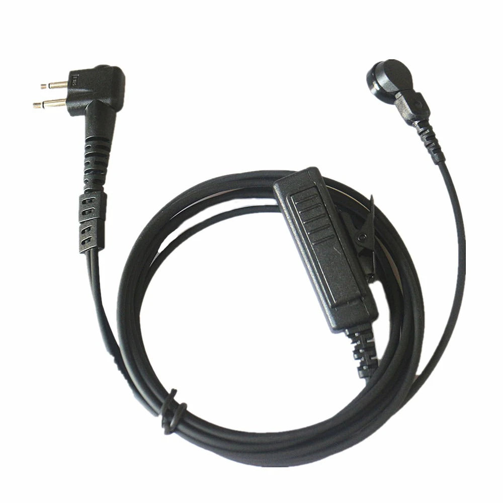 10pcs 2 Pin Wire Surveillance Earpiece Headset Air Tube Acoustic Mic PTT For Motorola Two Way Radio Walkie Talkie Accessories