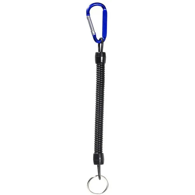 "Secure Explorer: Tactical Lanyard Spring Rope - The Ultimate Outdoor Companion"