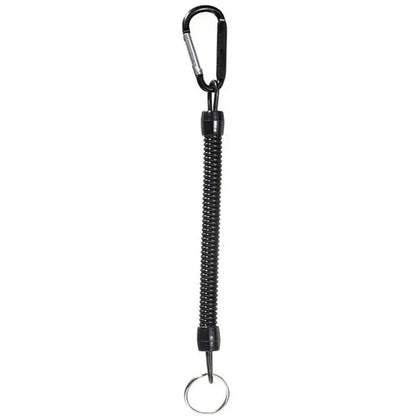 "Secure Explorer: Tactical Lanyard Spring Rope - The Ultimate Outdoor Companion"