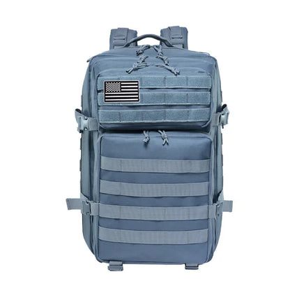 "Ultimate 45L Tactical Backpack: Your All-Weather Military Pack for Outdoor Adventures"