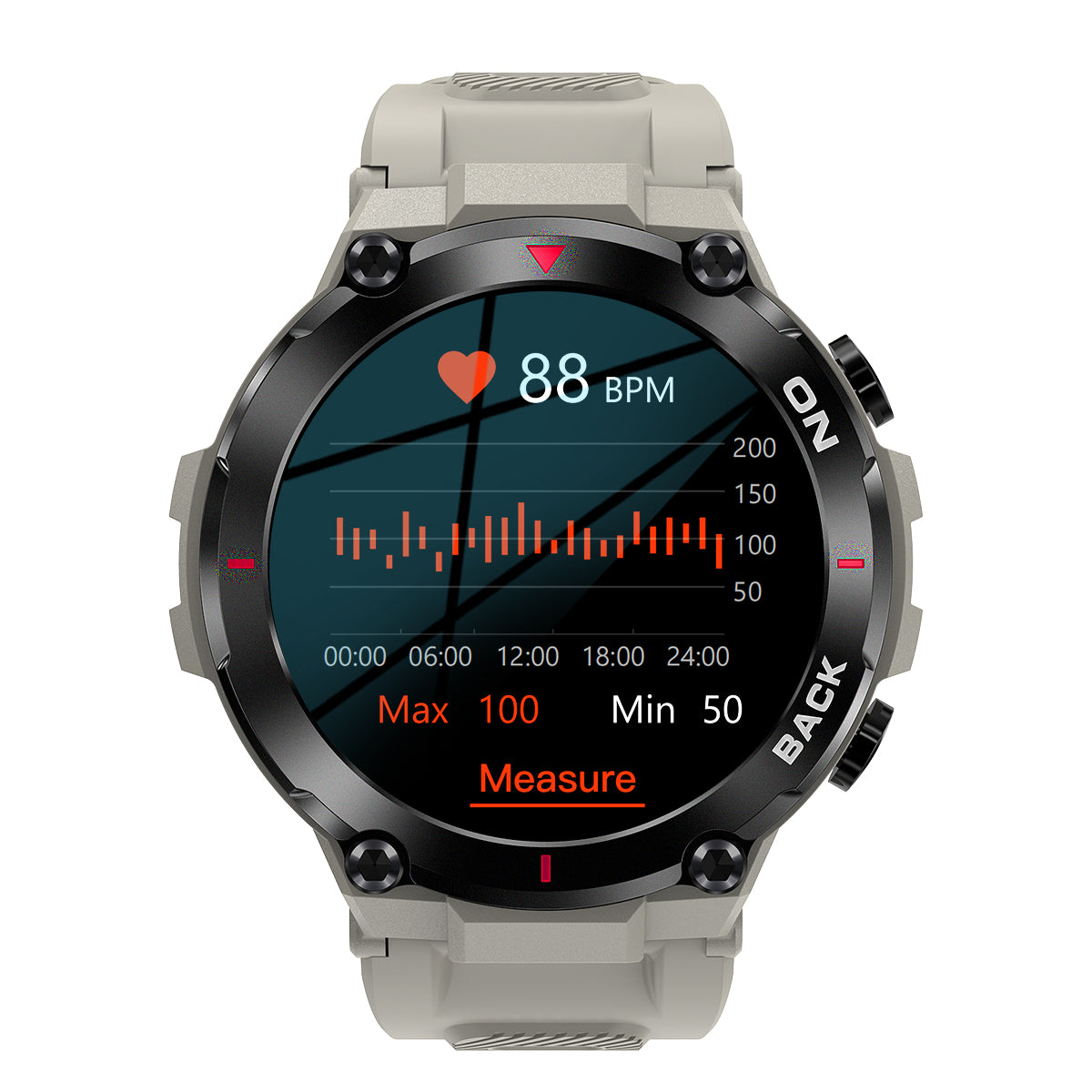 "Stay Ahead with K37 Smart Watch: GPS, Health Tracking & Female Cycle Reminder"