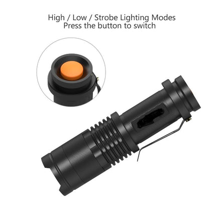 The Ultimate 2000LM Adjustable Military Tactical Flashlight - Master the Dark"