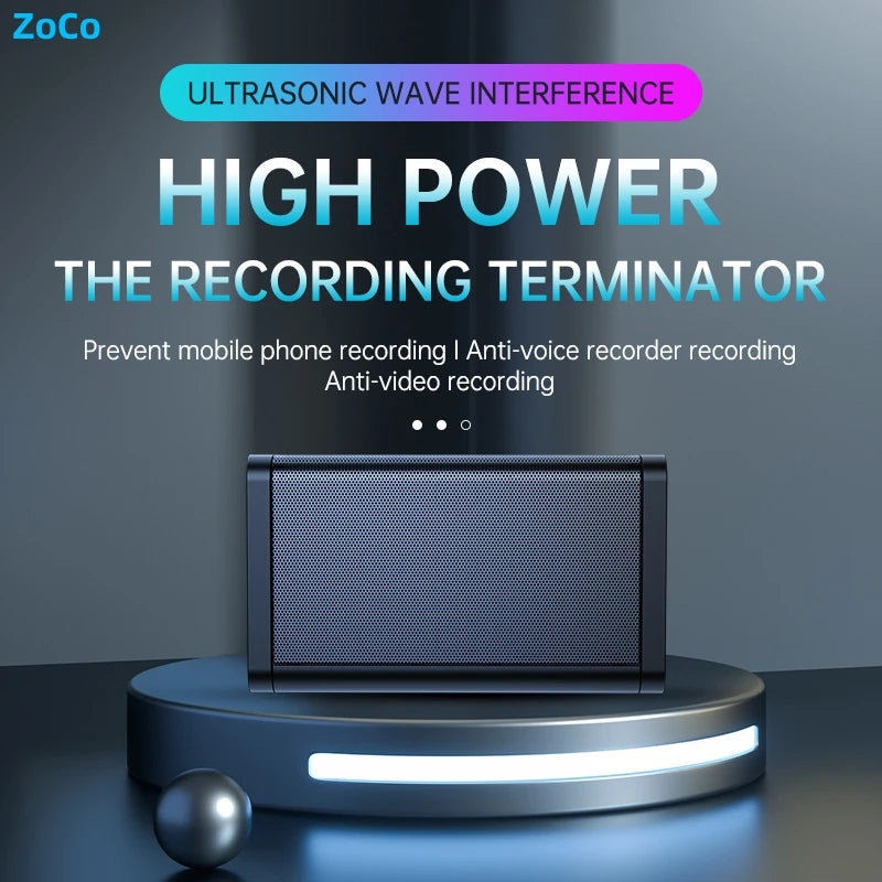 "SecureGuard F11: Ultimate High-Power Anti-Recording and Mobile Phone Jammer for Meetings"