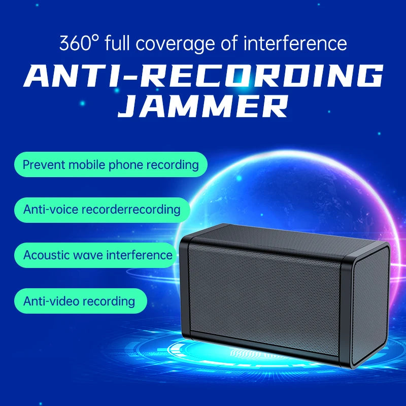 "SecureGuard F11: Ultimate High-Power Anti-Recording and Mobile Phone Jammer for Meetings"