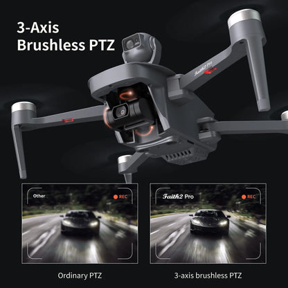 C-FLY Faith2 Pro Drone 4K Professional 3-Axis Gimbal 5G Wifi GPS FPV