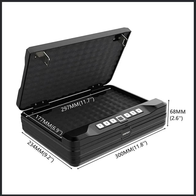 Portable Firearms Safe Box.