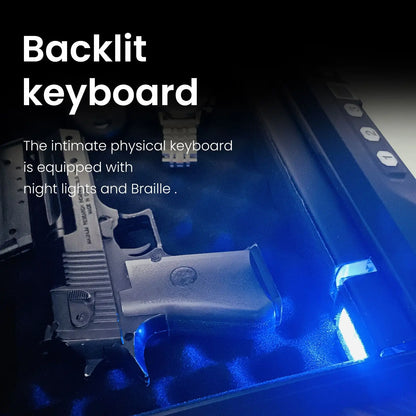 Portable Firearms Safe Box.