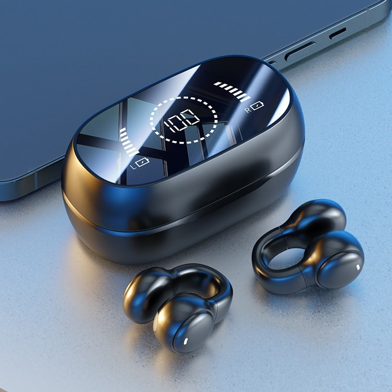 M47 Ear Clip Earphones Bluetooth  Bone Conduction Wireless Earphones