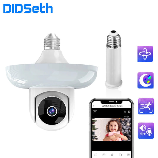 5MP Light Camera WIFI CCTV Security IP Camera Ai Humanoid Filter Push Color Night Vision Surveillance