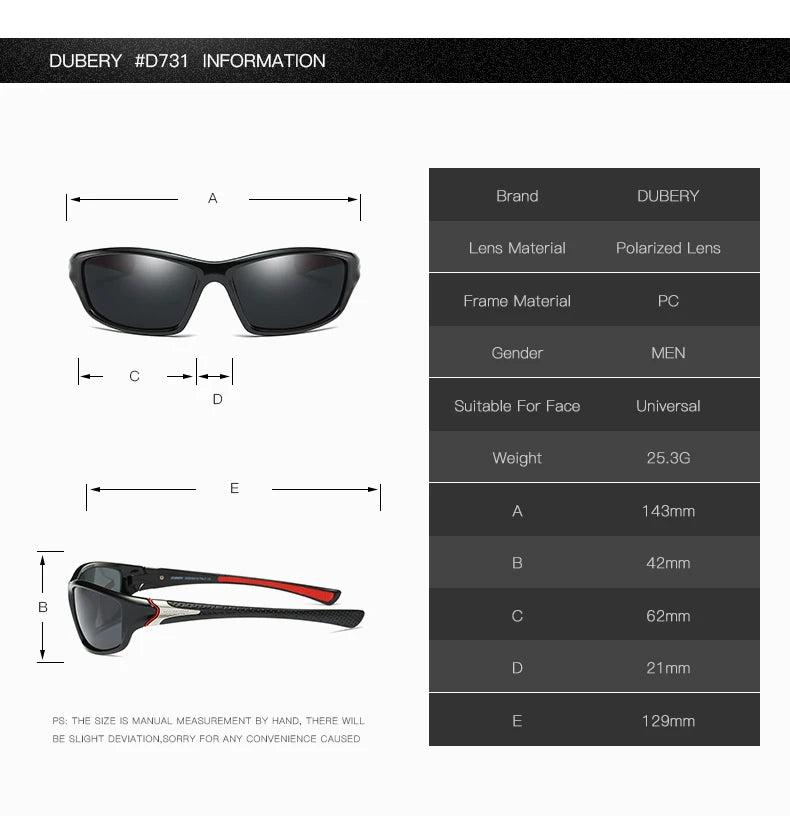"DUBERY Oculos 120: Luxury Polarised  Vision Sunglasses for the Discerning Driver"