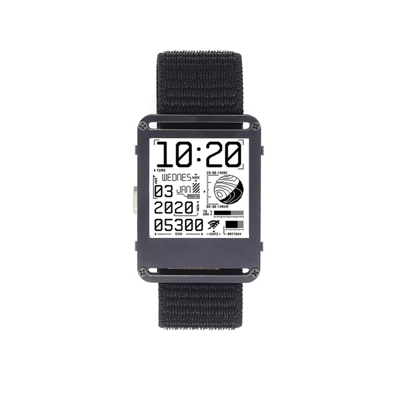 ESP32 Smart Watch E-Paper Watch Black PCB+Electronic Components WATCHY E-INK WATCH BASED On ESP32 Type-C Port